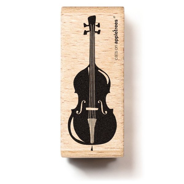 Cats On Appletrees - Holzstempel: Cello