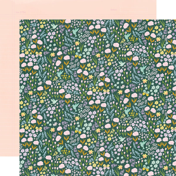 Simple Stories - Bunnies & Blooms: So Sweet Paper 12"x12"