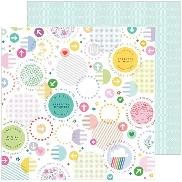 Pinkfresh Studio - Keeping It Real: A Little Chaos Paper 12x12"