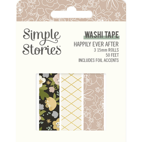 Simple Stories - Happily Ever After: Washi Tape 3er Set