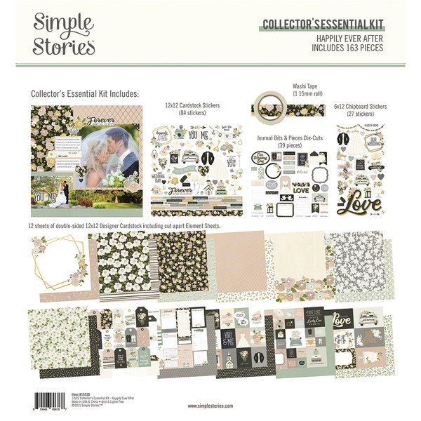 Simple Stories - Happily Ever After: Collector´s Essential Kit 12x12"