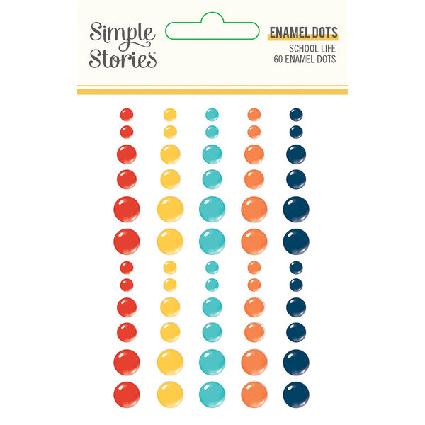 Simple Stories - School Life: Enamel Dots