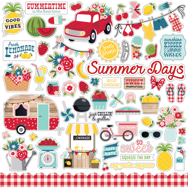 Echo Park - A Slice Of Summer: Collection Kit 12x12"