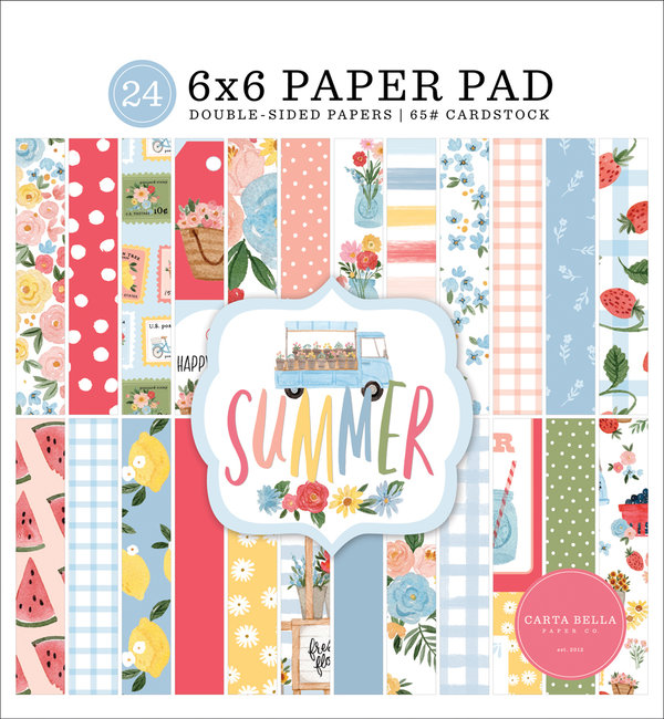 Carta Bella - Summer: Paper Pad 6x6"