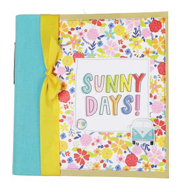Scrapabilly Workshop to Go: Simple Stories Album - Sunkissed