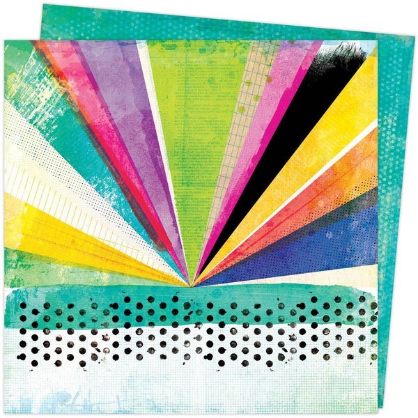 Vicki Boutin - Color Study: Array Of Colors Paper 12"x12"