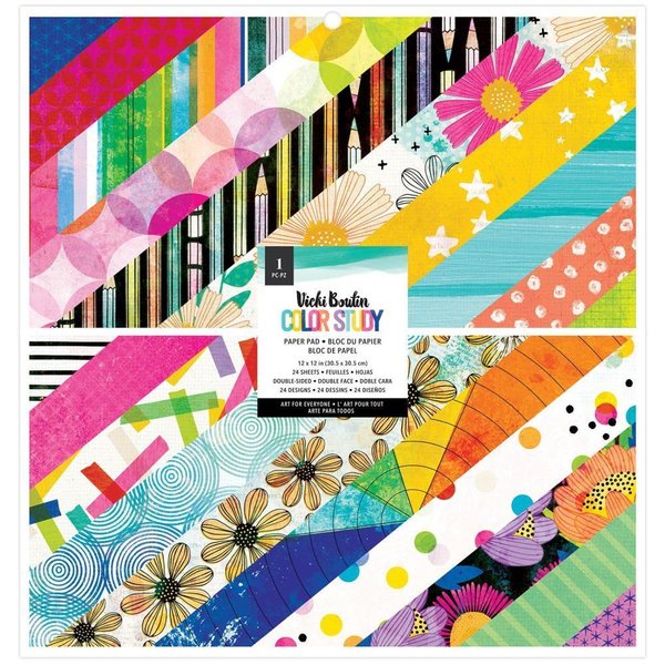 Vicki Boutin - Color Study: Paper Pad 12"x12" (24 Blatt)