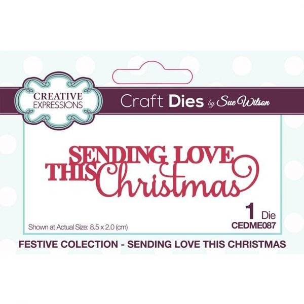 Creative Expressions - Craft Dies: Sending Love This Christmas