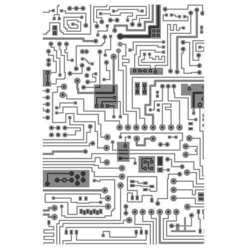 Sizzix - Texture Fades: Multi-Level Embossing Folder "Circuit"