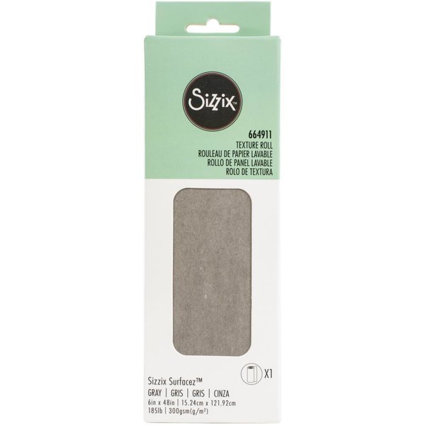 Sizzix - Surfacez: Texture Roll - Grey (15,2 x 121,9cm)