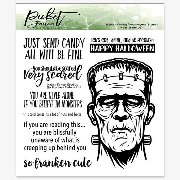 Picket Fence - Clear Stamps: So Franken Cute