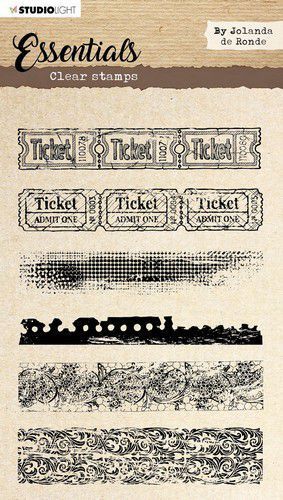 Studio Light - Clear Stamps: Essentials (Tickets) A5
