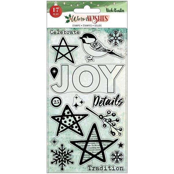 Vicki Boutin - Warm Wishes: Acrylic Clear Stamps (17 St.)