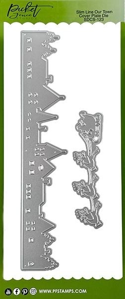 Picket Fence - Cutting Dies: Slim Line Our Town Cover Plate Die