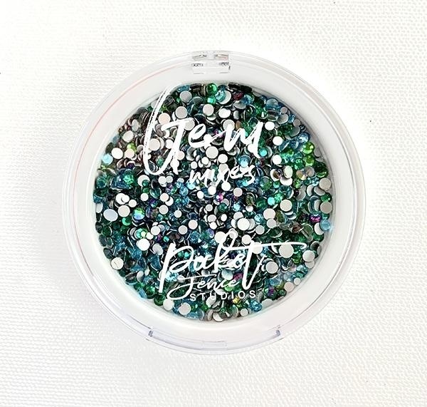 Picket Fence - Gem Mix: Oceans of Green