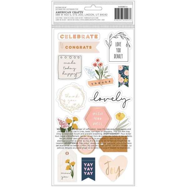 Jen Hadfield - Peaceful Heart: Peaceful Thickers Stickers (29 St.)
