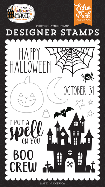 Echo Park - Halloween Magic: Spell On You Stamp Set