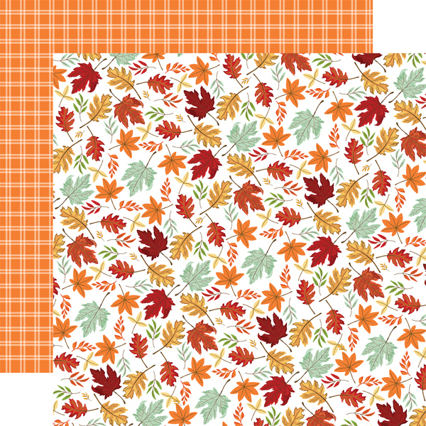 Carta Bella - Welcome Autumn: Crisp Leaves Paper 12x12"