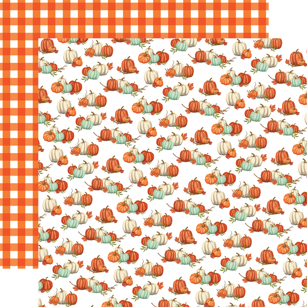 Carta Bella - Welcome Autumn: Pumpkin Patch Picks Paper 12x12"