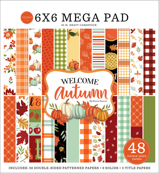 Carta Bella - Welcome Autumn: Mega Paper Pad 6x6"