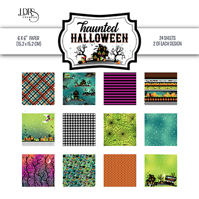LDRS Creative: Haunted Halloween Paper Pad 6x6" (24 Blatt)