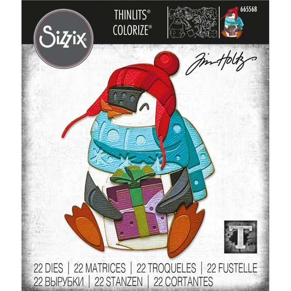 Sizzix - Thinlits Colorize: Tim Holtz - Eugene (22 Dies)