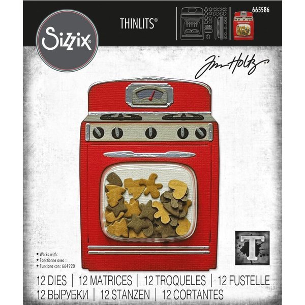 Sizzix - Thinlits: Tim Holtz - Retro Oven (12 Dies)