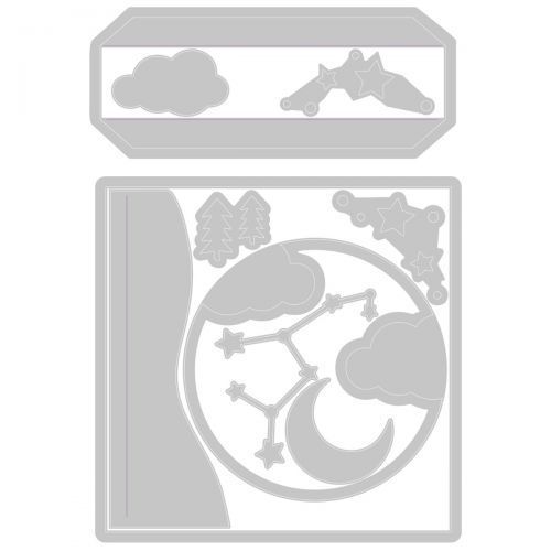 Sizzix - Thinlits: Celestial Box Card (10 Dies)