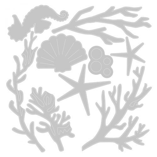 Sizzix - Thinlits: Coral Wreath (9 Dies)