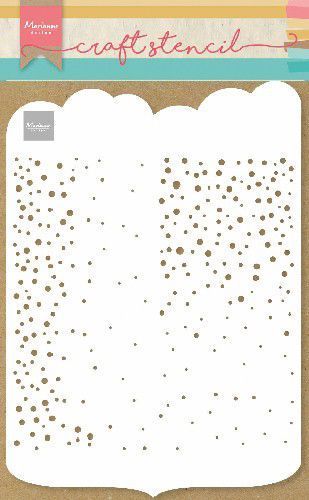 Marianne Design - Mask Stencil: Slimline Dots / Snowfall / Confetti A4