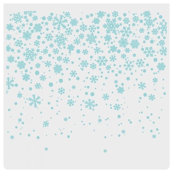 Crafter´s Companion: Delicate Snowfall Embossing Folder 6"x6"