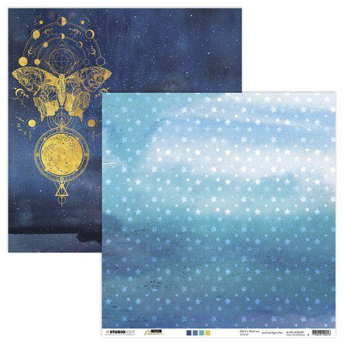 Studio Light - Moon Flower: No.81 Paper 12"x12" (Sterne)