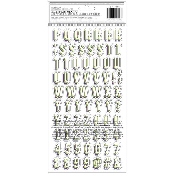 Vicki Boutin - Sweet Rush: Chipboard Thickers Stickers (148 St.)
