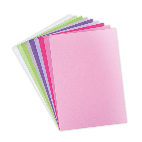 Sizzix - Surfacez: Cardstock Pack (60 Blatt) - 10 Mystical Colors