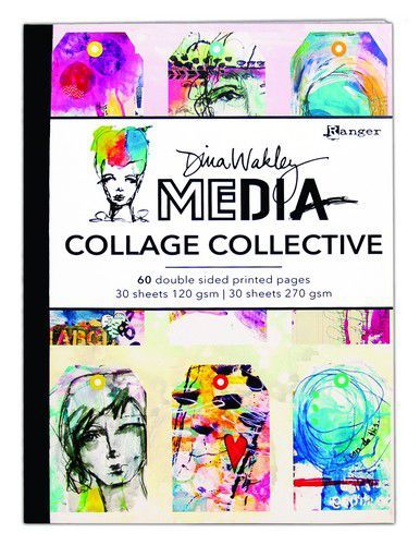 Ranger - Dina Wakley Media: Collage Collective Pad (60 Seiten)