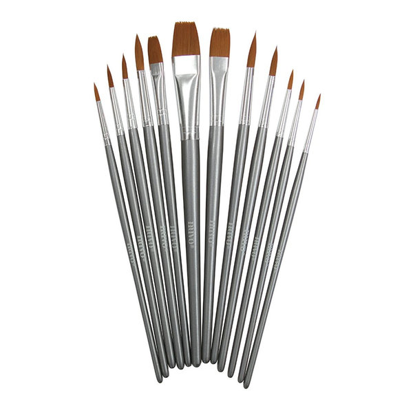 Nuvo - Tools: Nylon Brush Set (12er Pinsel Set)