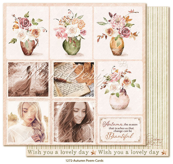 Maja Design: Autumn Poem - Cards Paper 12x12"