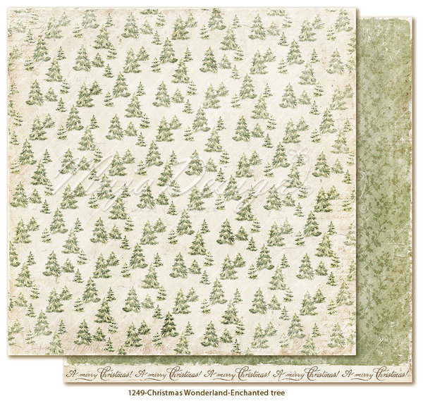 Maja Design: Christmas Wonderland - Enchanted Tree Paper 12x12"