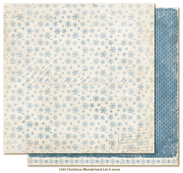 Maja Design: Christmas Wonderland - Let it Snow Paper 12x12"