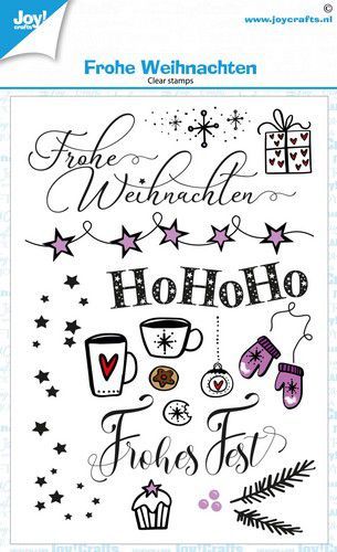 Joy Crafts - Clear Stamps: Frohe Weihnachten A6