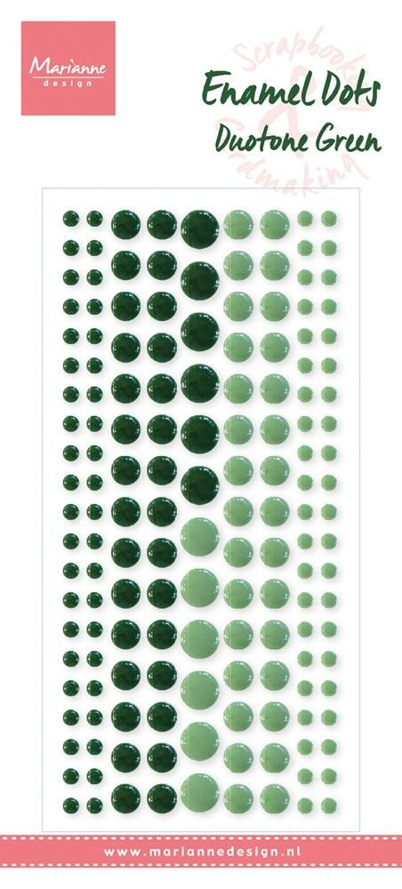 Marianne Design: Enamel Dots - Duotone Green