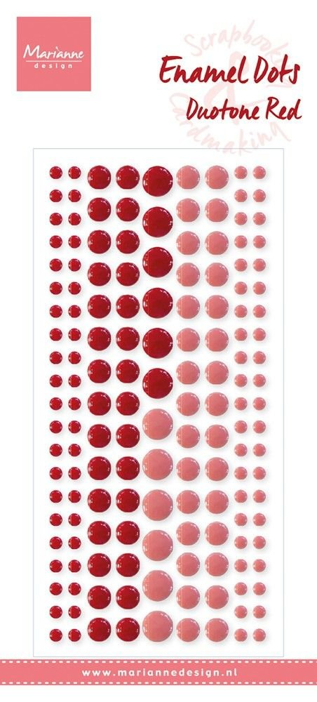 Marianne Design: Enamel Dots - Duotone Red