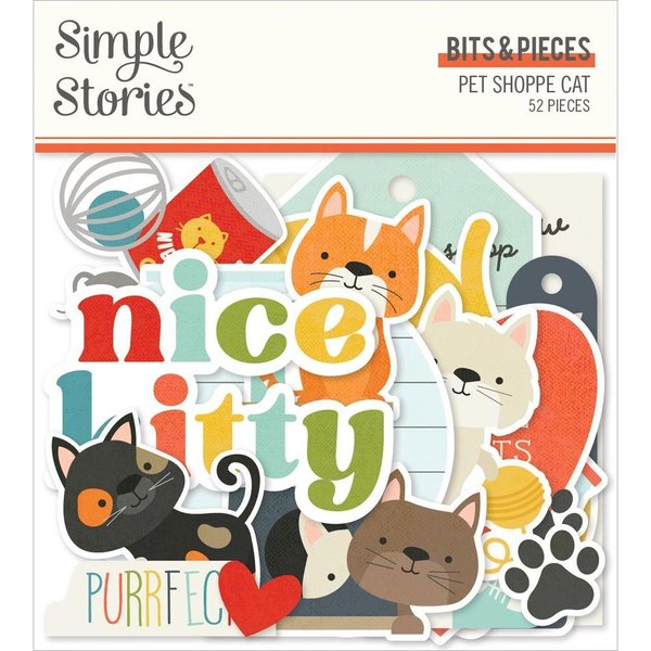 Simple Stories - Pet Shoppe: Cat Bits & Pieces
