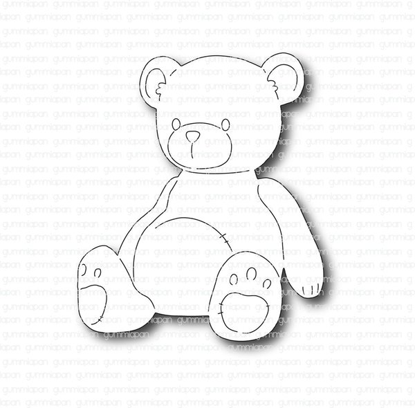 Gummiapan - Dies: Großer Teddybär