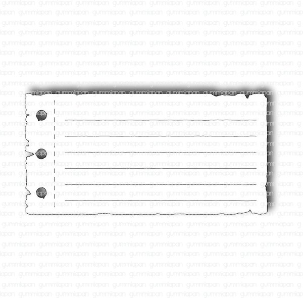 Gummiapan - Dies: Notizzettel Deckblatt