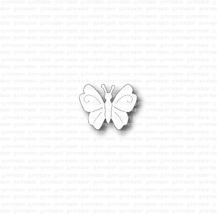 Gummiapan - Dies: Kleiner Schmetterling