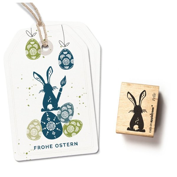 Cats On Appletrees - Holzstempel: Hase Pelle