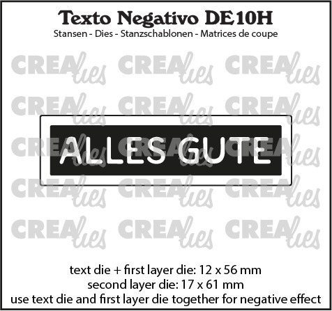 CREAlies Stanze: Texto Negativo - Alles Gute (3 tlg.)