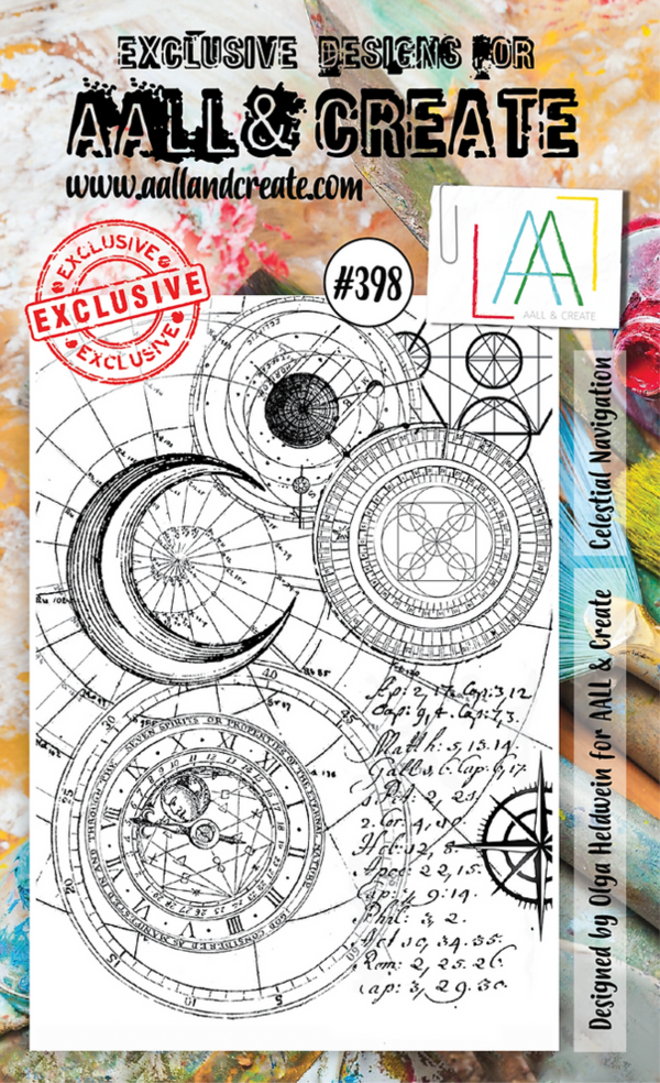 AALL & Create - Clear Stamps: #398 - Celestial Navigation A6