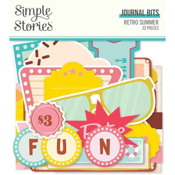 Simple Stories - Retro Summer: Journal Bits